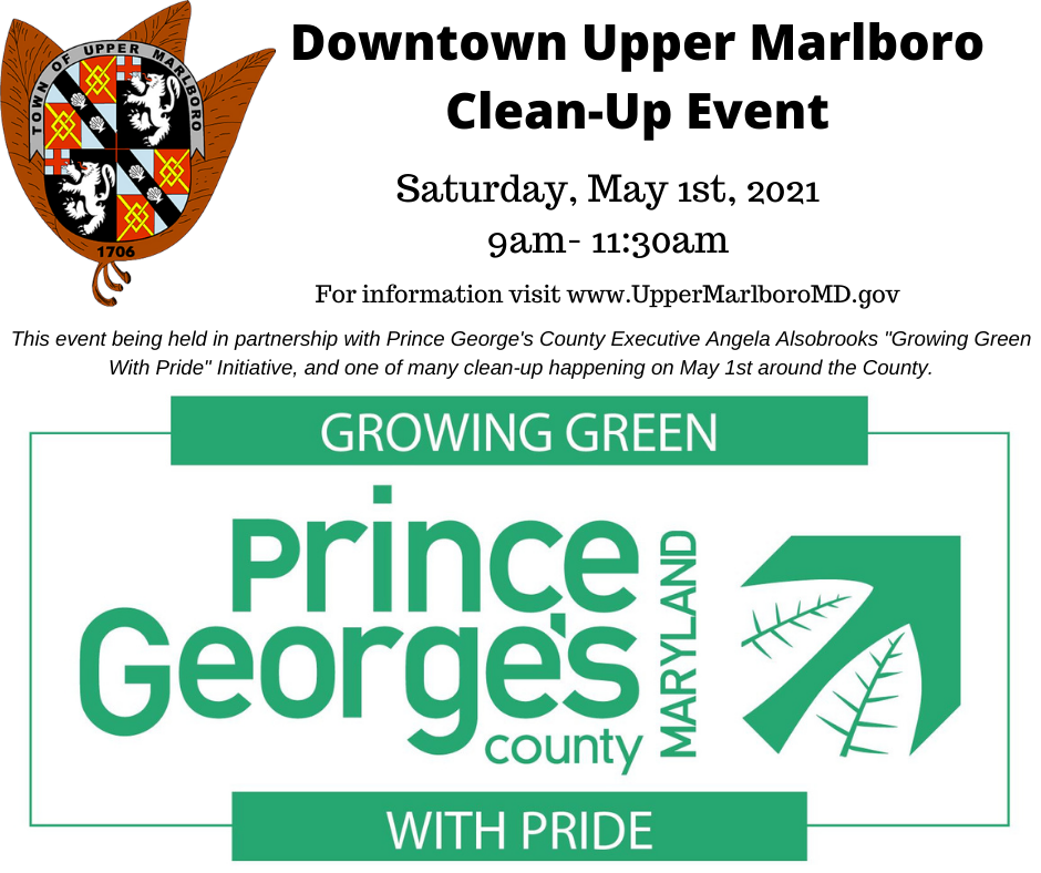 Downtown Upper Marlboro Clean-Up Event